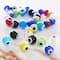 Multicolor Eyeball Glass Round Beads, 8mm by Bead Landing™